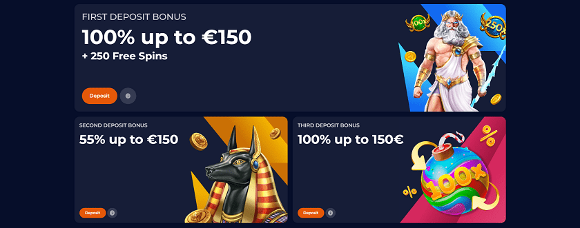 NineCasino Bonus Offers and Rakeback