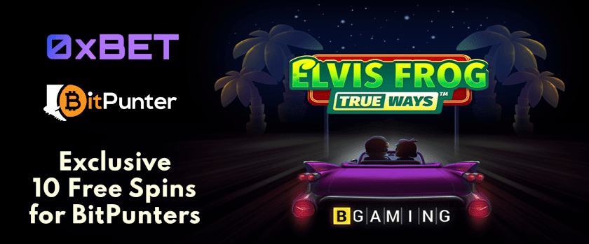 Exclusive: 0x.bet Offers 10 Free Spins to BitPunters