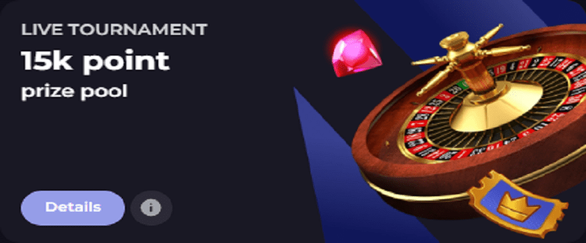 CryptoLeo Live Tournament 15,000 Points Prize Pool