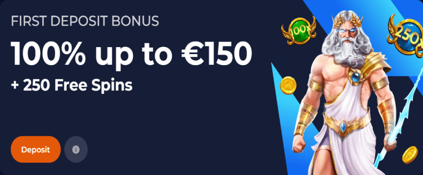 NineCasino 100% Welcome Bonus