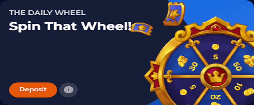 NineCasino The Daily Wheel Promotion