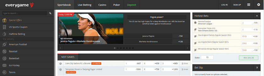 Bet without SSN at Everygame