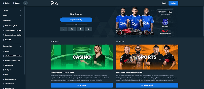 Bet without SSN at Stake