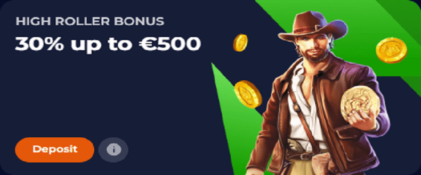 NineCasino 30% High Roller Bonus Promotion