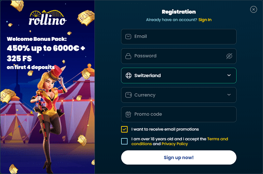 Can I Register Anonymously to Rollino