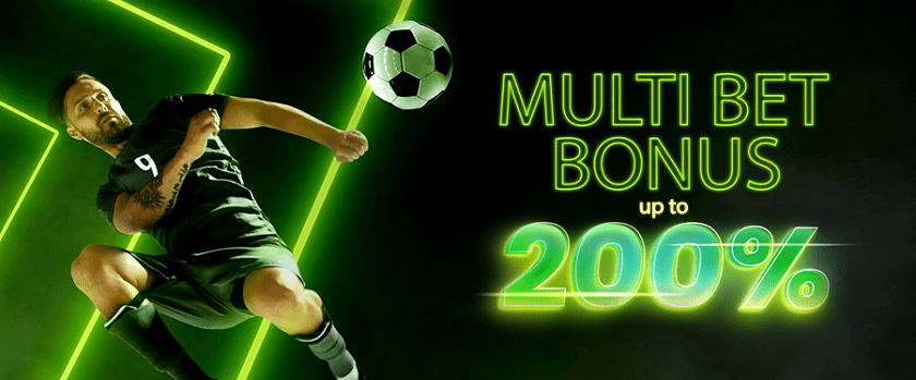 Vegaz Casino 200% Sports Multi Bet Bonus