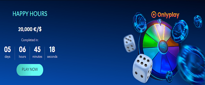 Oshi.io Onlyplay Happy Hours Tournament €20,000