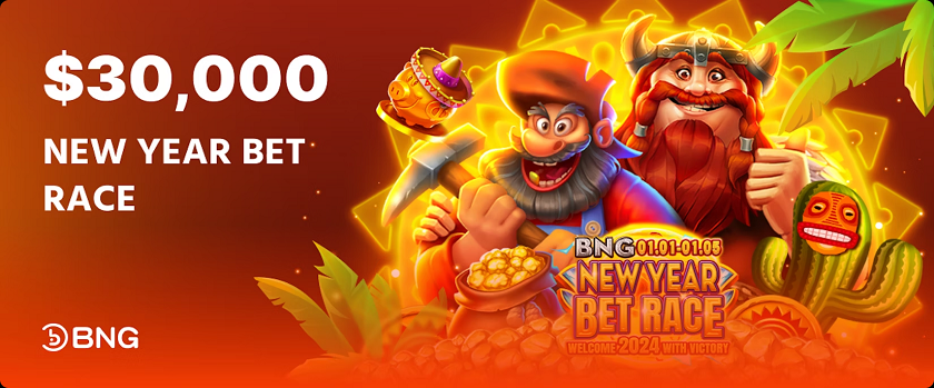 BC.Game New Year Bet Race $30,000 Prize Pool