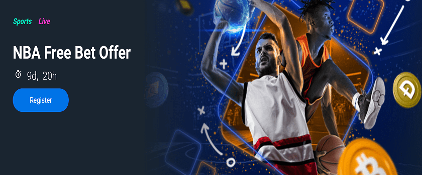 Bitsler NBA Free Bet $10 Promotion