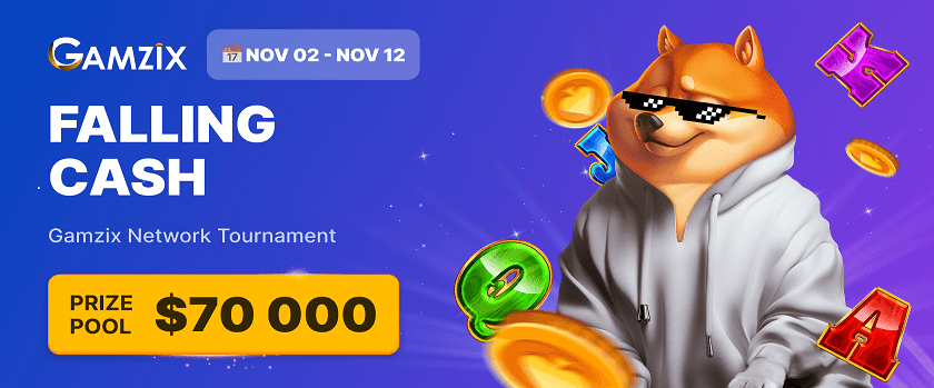Coins.Game Gamzix's Falling Cash Tournament $70,000