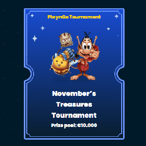 Rollino November's Treasures Tournament €10,000 Prize Pool