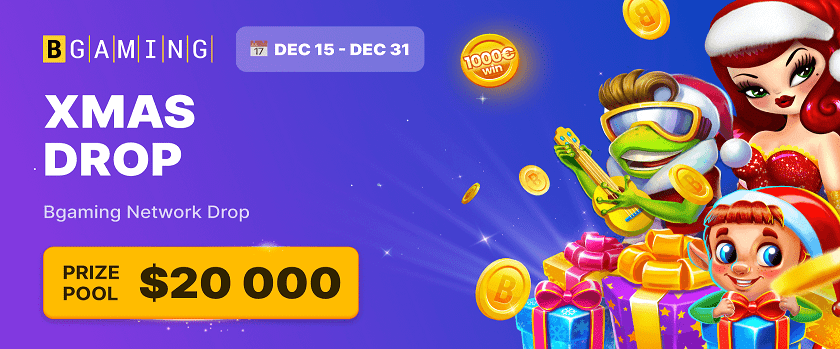 Coins.Game BGaming Xmas Drop $20,000 Prize Pool