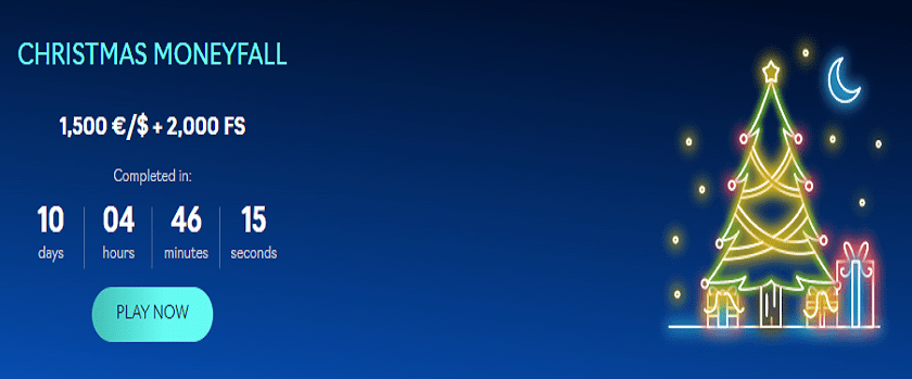 Oshi.io Christmas Moneyfall Tournament €1,500 & 2,000 FS