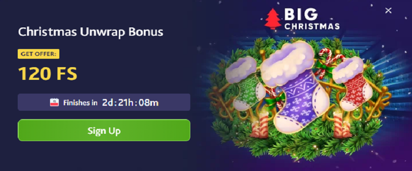 7BitCasino Christmas Free Spins Promotion
