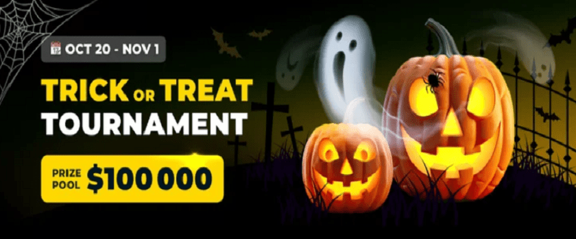 BetFury Trick or Treat Tournament $100,000 Prize Pool