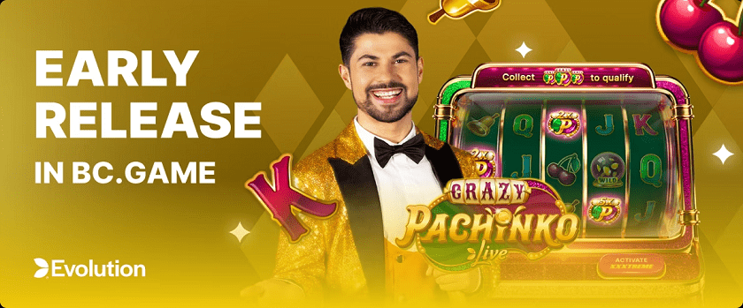 BC.Game Crazy Pachinko $10 Reward Game Promotion