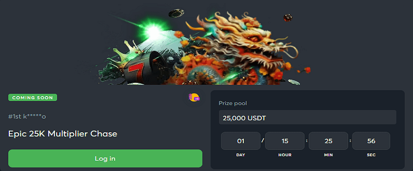 Sportsbet.io Multiplier Chase with a 25,000 USDT Prize Pool