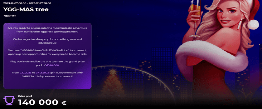 0x.bet YGG-MAS Tree Promotion €140,000 Prize Pool