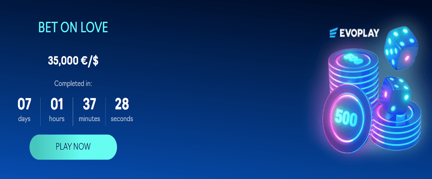 Oshi.io Bet on Love Tournament €35,000 Prize Pool