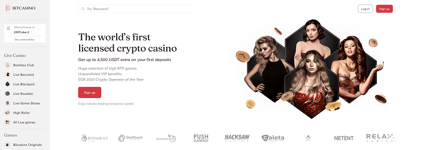 BitCasino Homepage
