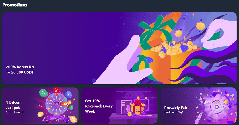 Crypto-Games Bonus Offers and Rakeback