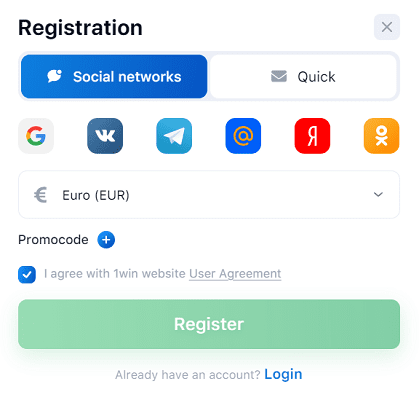 Can I Register Anonymously to 1win