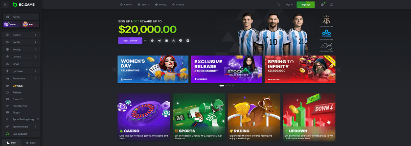 BC.Game Homepage