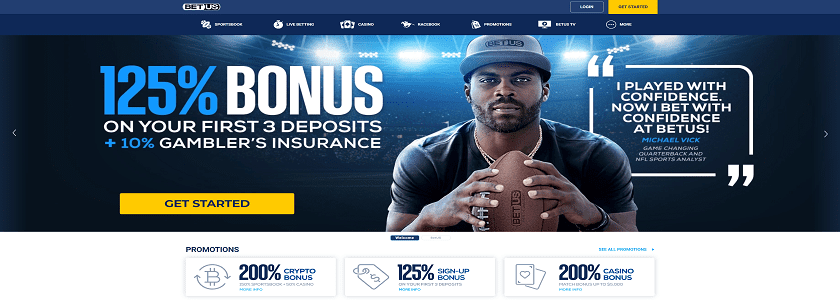 BetUS Homepage