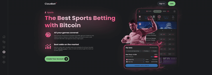 Cloudbet Homepage
