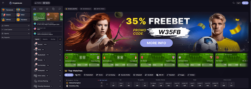 CryptoLeo Homepage