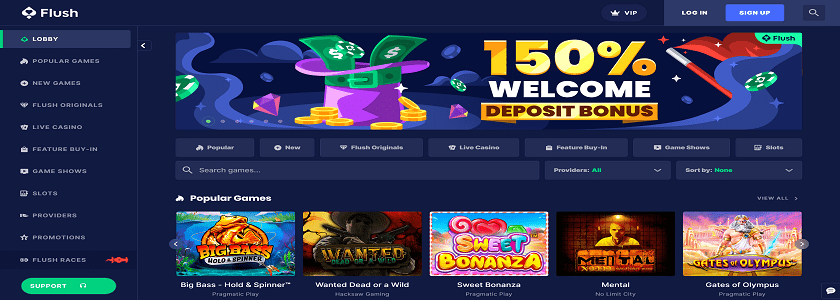 Flush Homepage