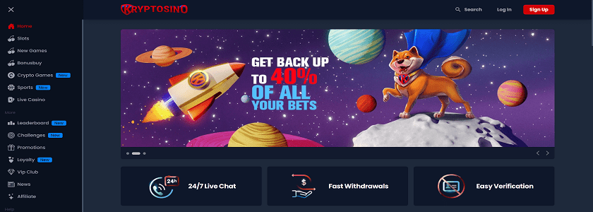 Kryptosino Homepage