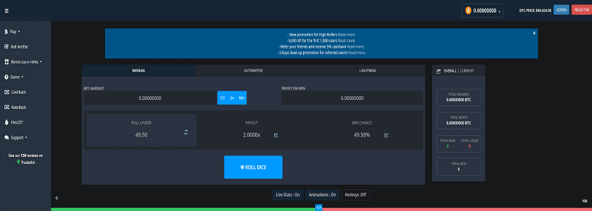 SicoDice Homepage