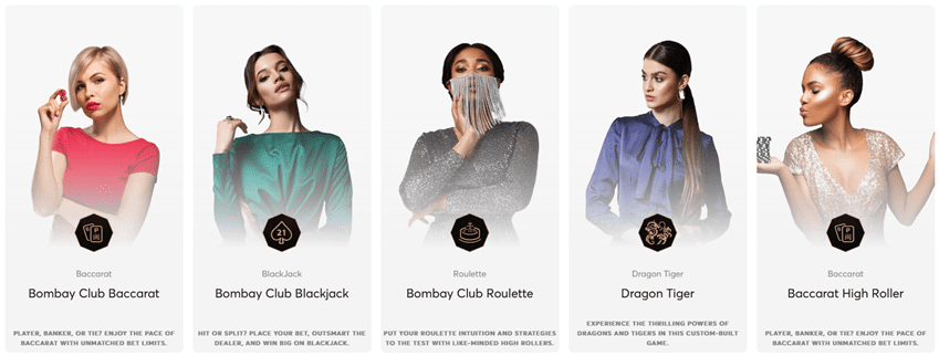 Bitcasino Bombay Club Games