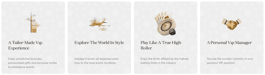 Bitcasino VIP perks