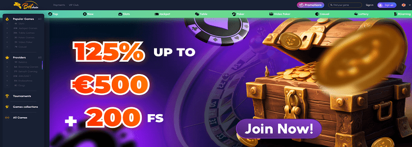 BetChain Homepage