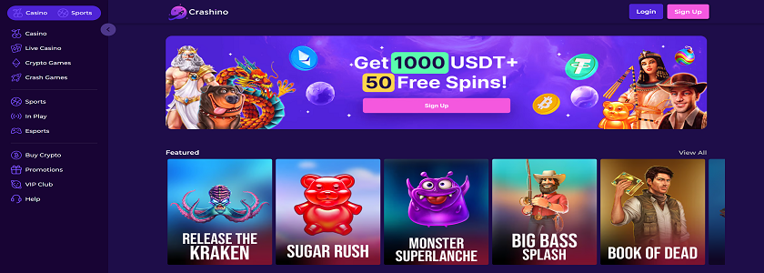 Crashino Homepage
