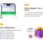 1win 500% Welcome Package