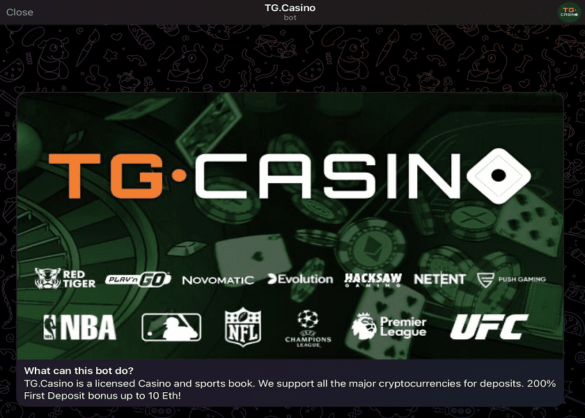 TG.Casino Telegram Casino