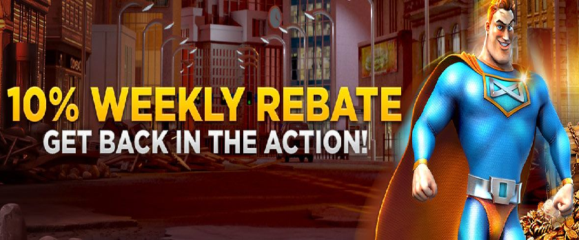 WildCasino 10% Weekly Rebate Bonus
