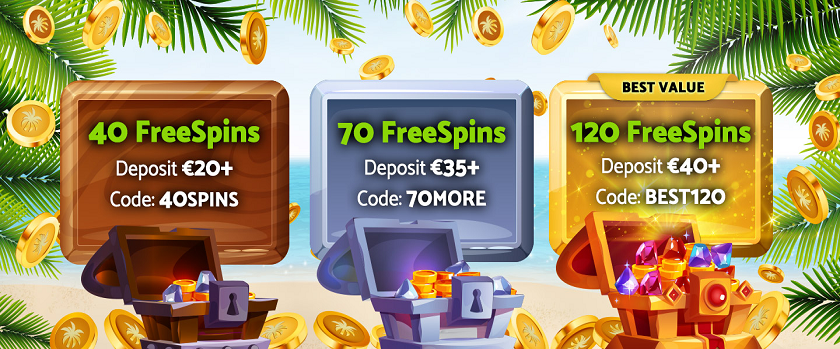 PalmSlots Daily Free Spins Promotion - Up to 230 FS