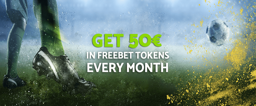 PalmSlots Free Bet Promotion: Get up to €50 Every Month!