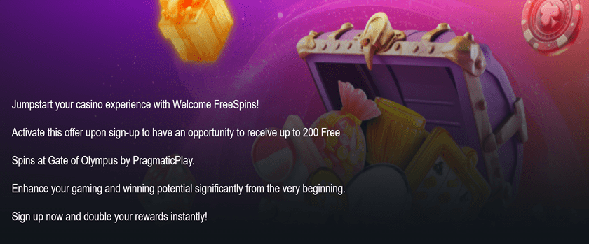 RakeBit Welcome Free Spins Offer - Up to 200 FS!