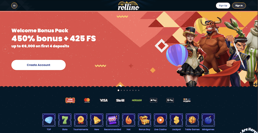 Rollino Homepage 04-2025