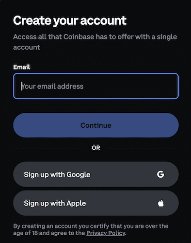 Coinbase Review Registration and KYC