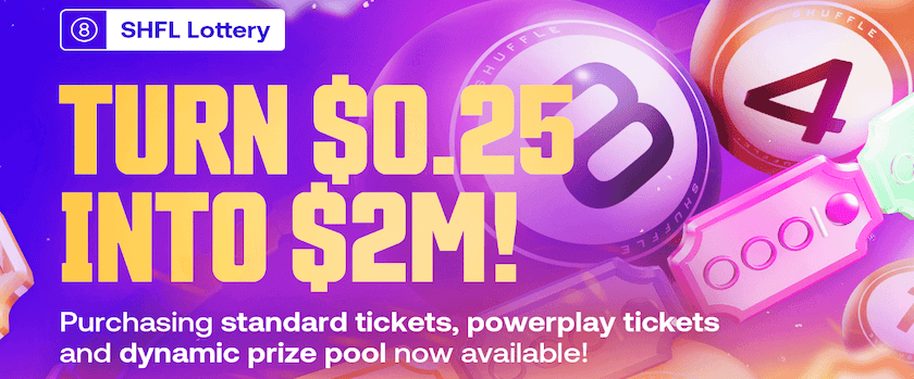 Shuffle Crypto Lottery Promotion