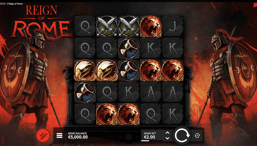 Reign of Rome Slot Ingame Footage