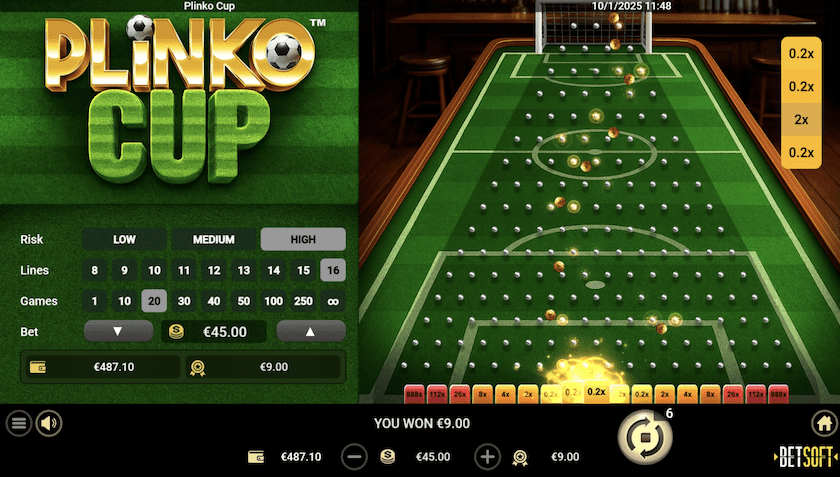 Plinko Cup Ingame