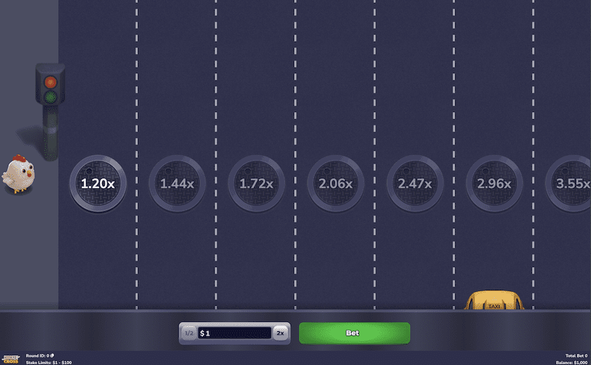 Chicken Cross Ingame