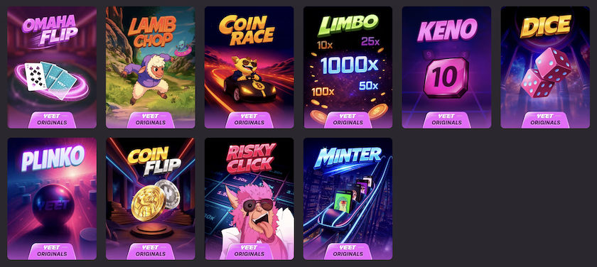 Yeet Casino Provably